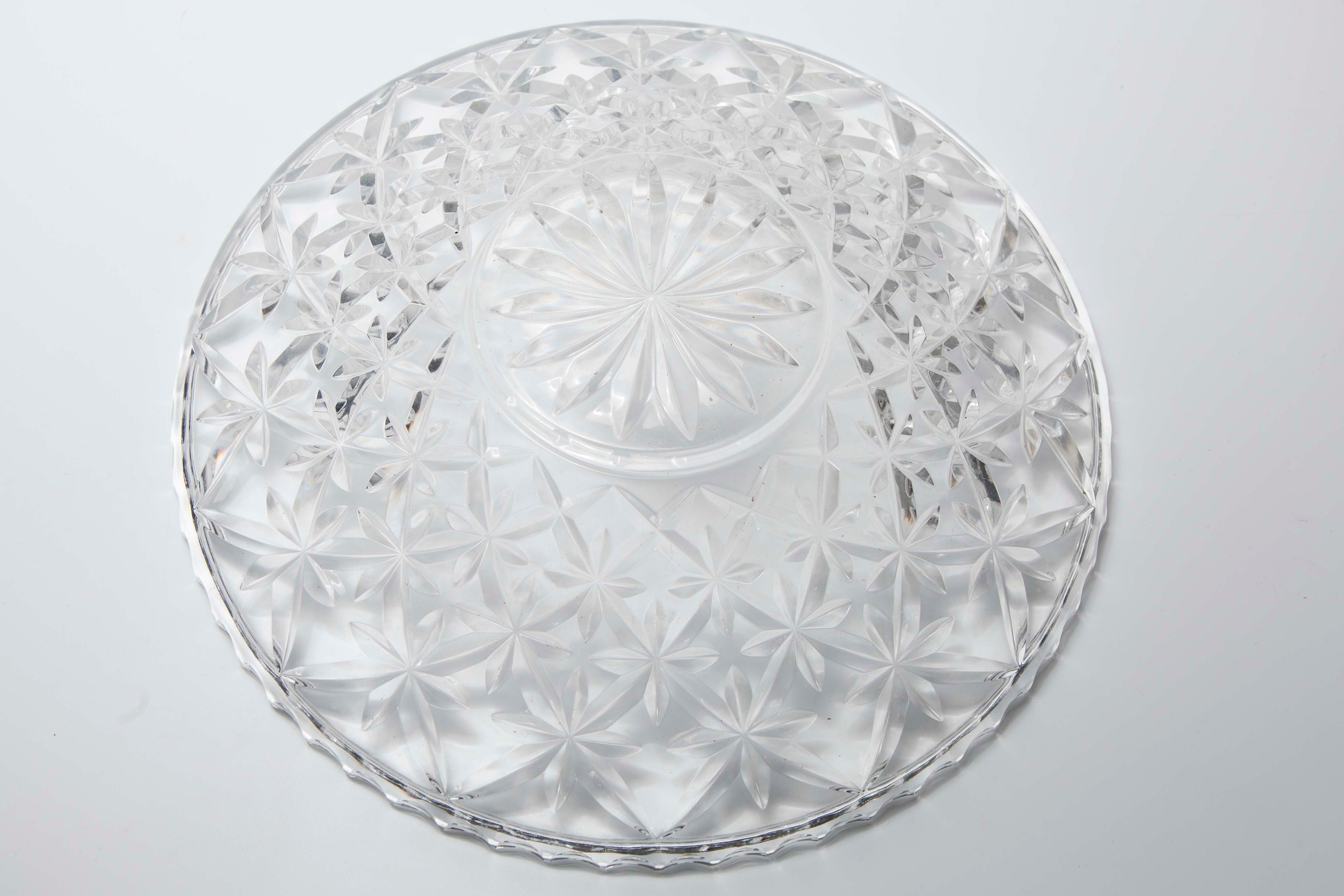 Crystal fruit dish 1960