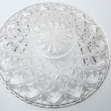 Plat à fruit cristal 1960