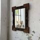 Tramp art mirror 1900 folk art France