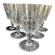 6 Baccarat Missouri red wine glasses - 20th century