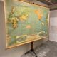 Large Vintage New World School Map