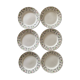 Gien flat plates, Marie José model from the 60s
