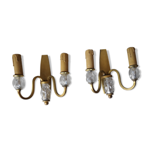 paire d'appliqués art - deco