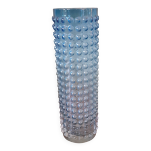 Vase vintage en verre - bulles