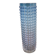 Vintage glass vase with bubble decoration.