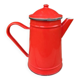 Retro enamel coffee pot