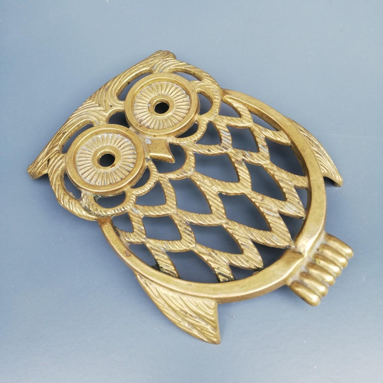 Dessous de plat vintage laiton années 60