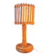 Rattan lamp by Louis Sognot 1950s