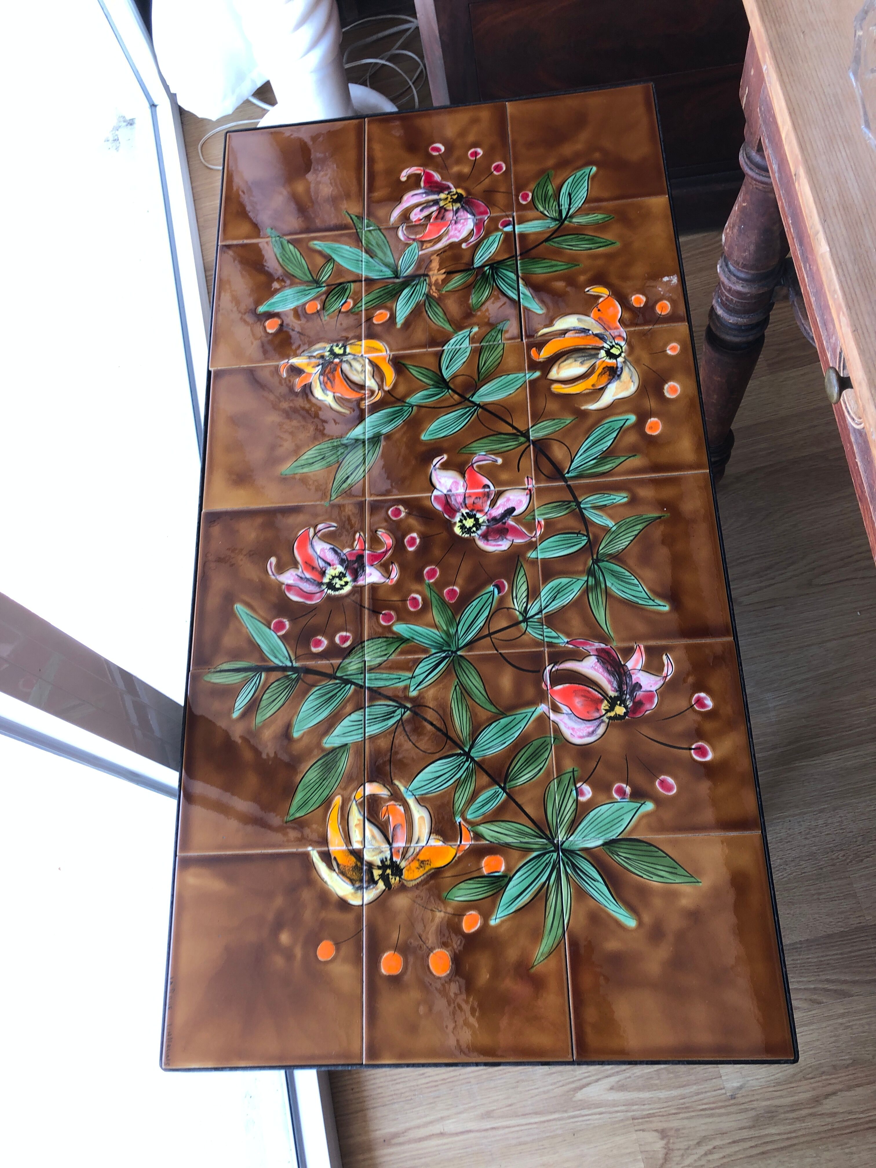 Vallauris ceramic table