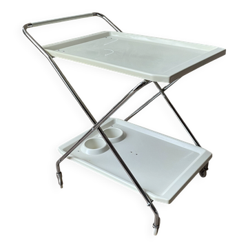 Desserte pliante en PVC – design italien - années 80