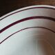 Vintage Moulin des Loups red bowl