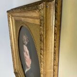 Portrait of a woman from the 19th century.