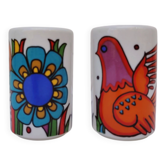 Salt and pepper shakers porcelain Villeroy & Boch, Acapulco