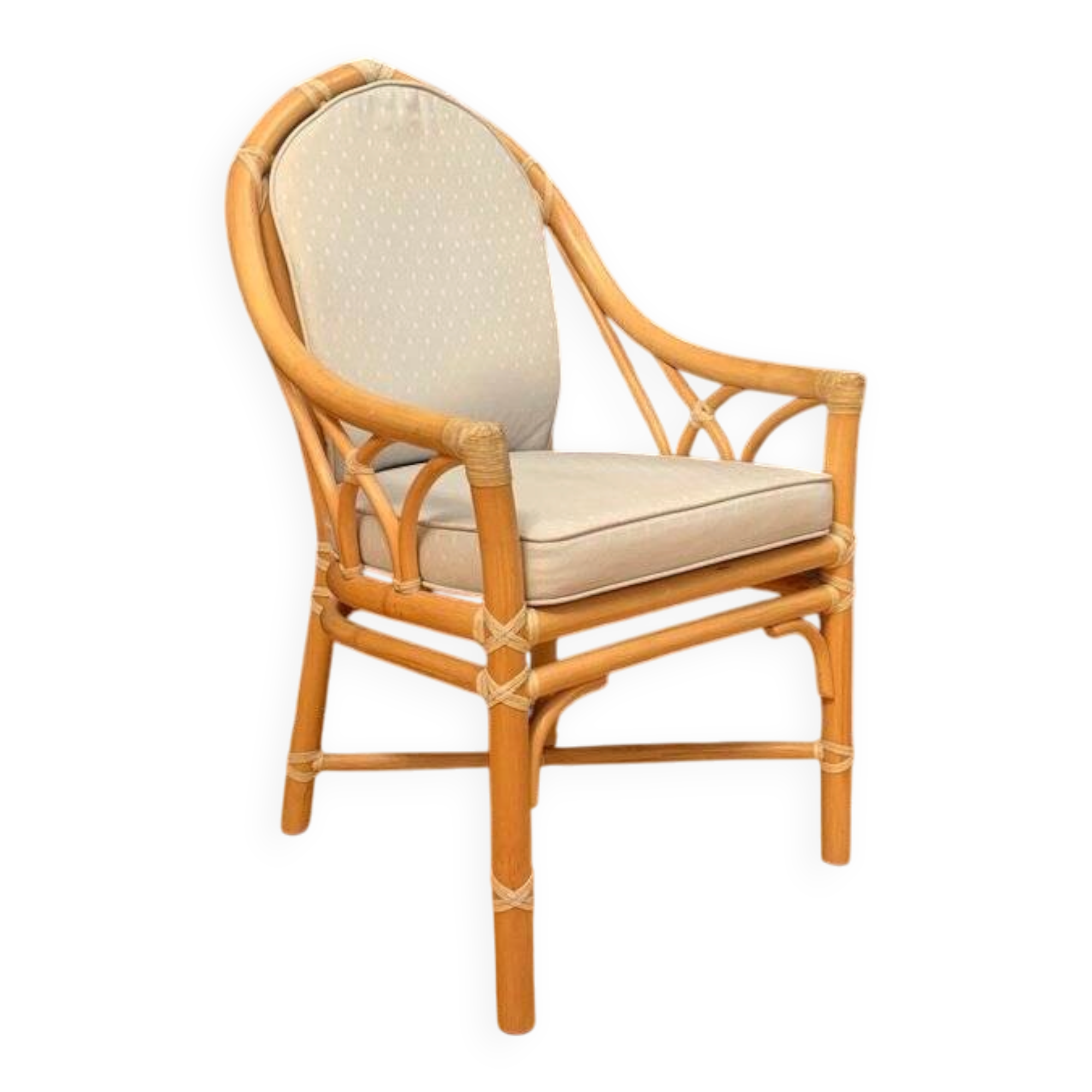 American armchair from McGuire, 1970s