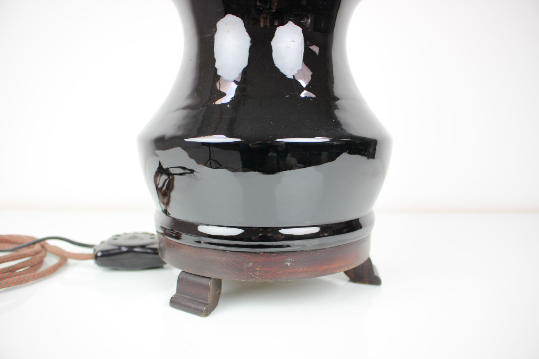 Lampe Art Déco avec haut-parleur, Stilton, années 1930, Tchécoslovaquie