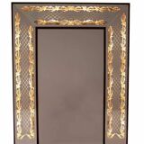 Luigi Brusotti Mid-Century Modern Italian Decorated Mirror, 1940s