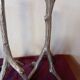 Brutalist "Tree" Candlestick in Cast Aluminum, 1970s