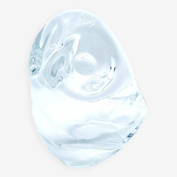 Crystal owl ashtray