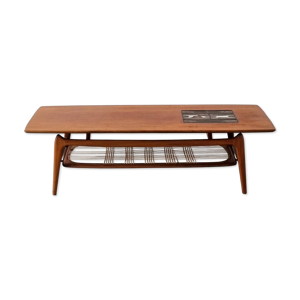Table basse en teck Louis - van
