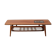 Teak coffee table by Louis Van Teeffelen with tile inlay.