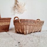 Old rattan basket or basket