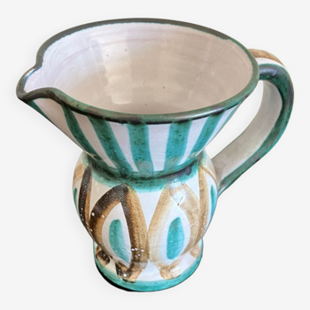 R Picault ceramic pitcher