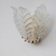 Set of 2 Taormina, Elegant Murano Wall Light Transparent Leaves, 1970