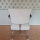 White Vinyl Salon Chair 1960's, USA