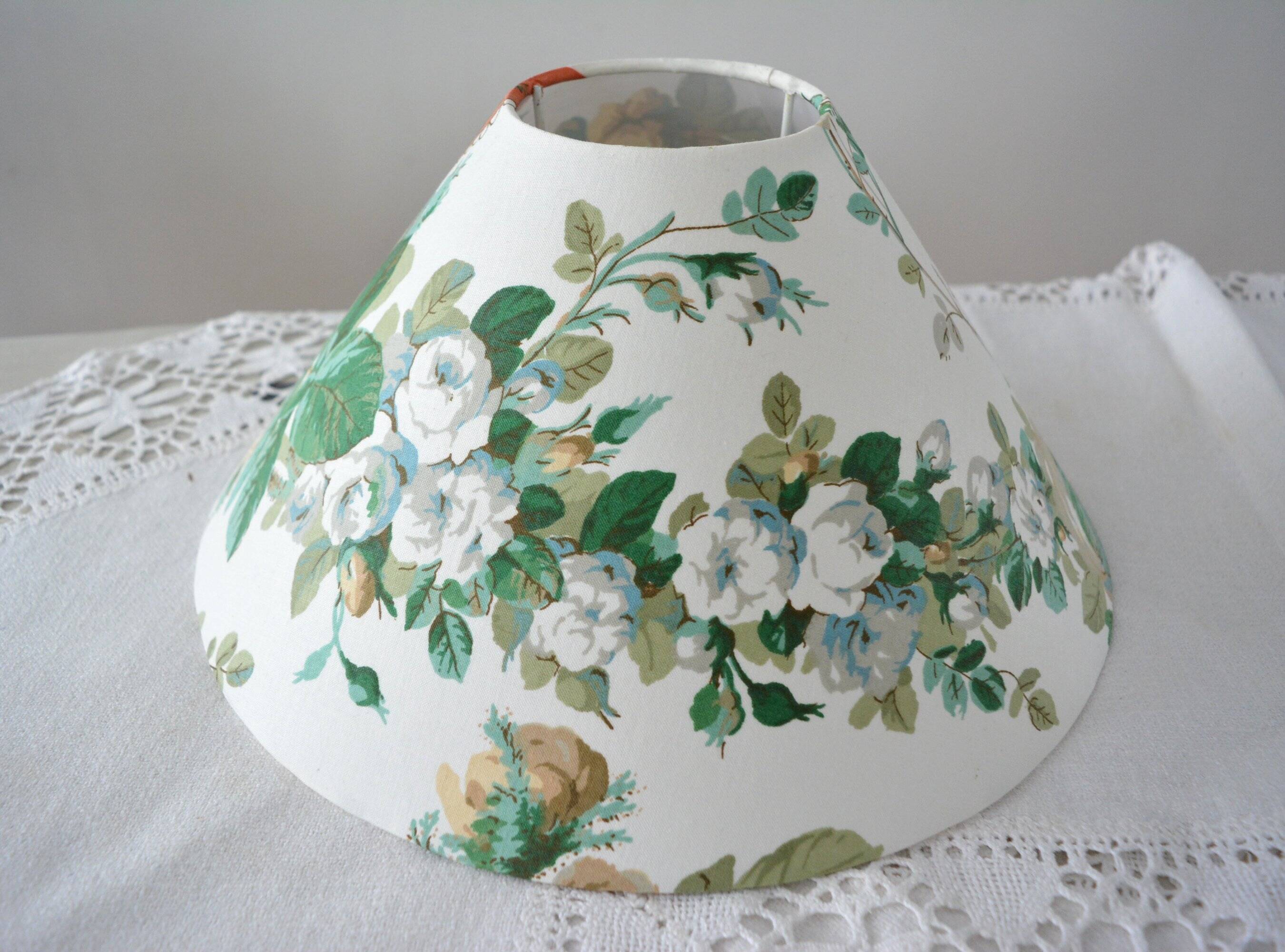 Abat-jour floral Décoratif, abat-jour style anglais fleurs