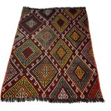 Vintage turkish kilim rug, 97 x 70 cm