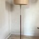 Lampadaire scandinave palissandre pied tulipe vintage