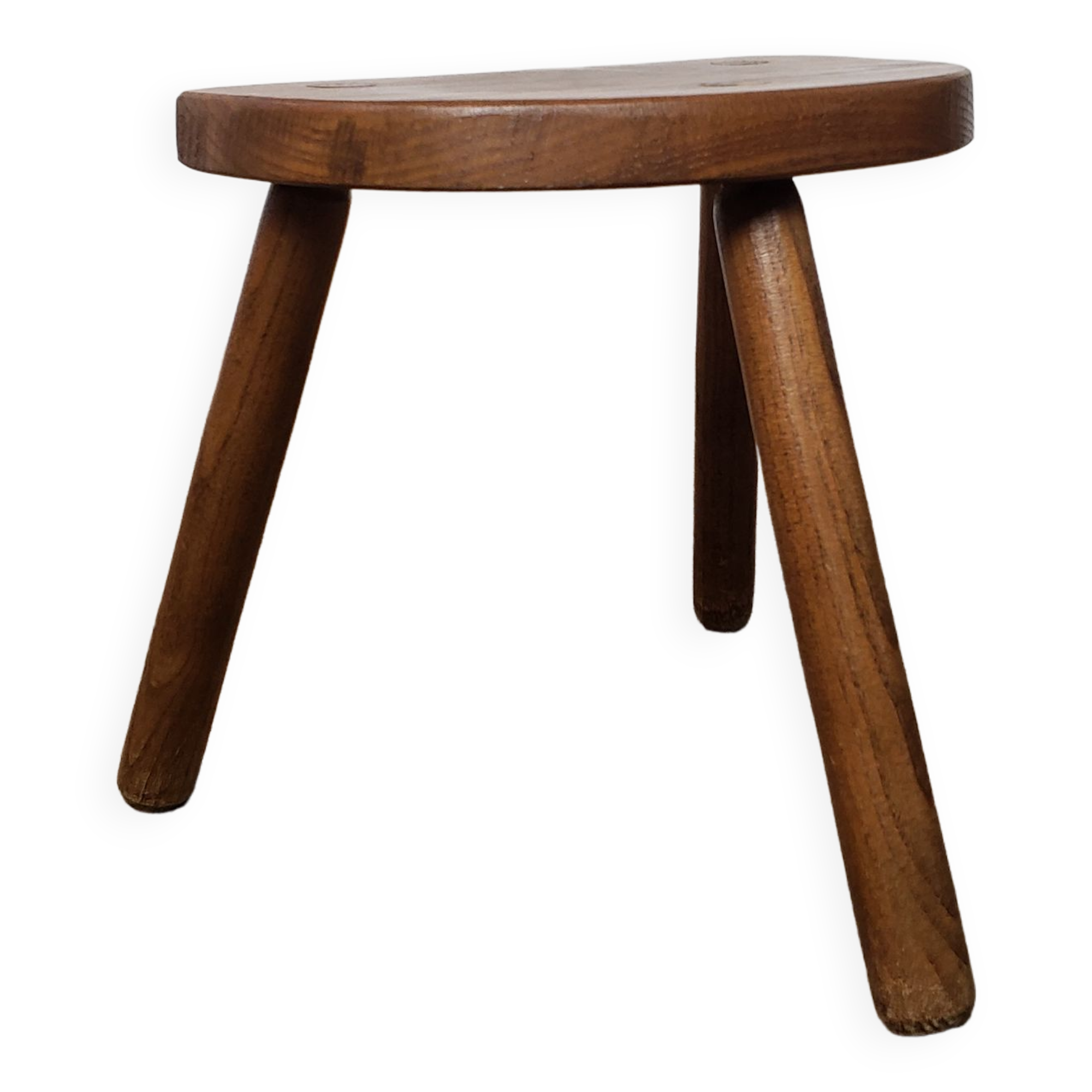 Tabouret tripode en bois