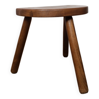 Wooden tripod stool