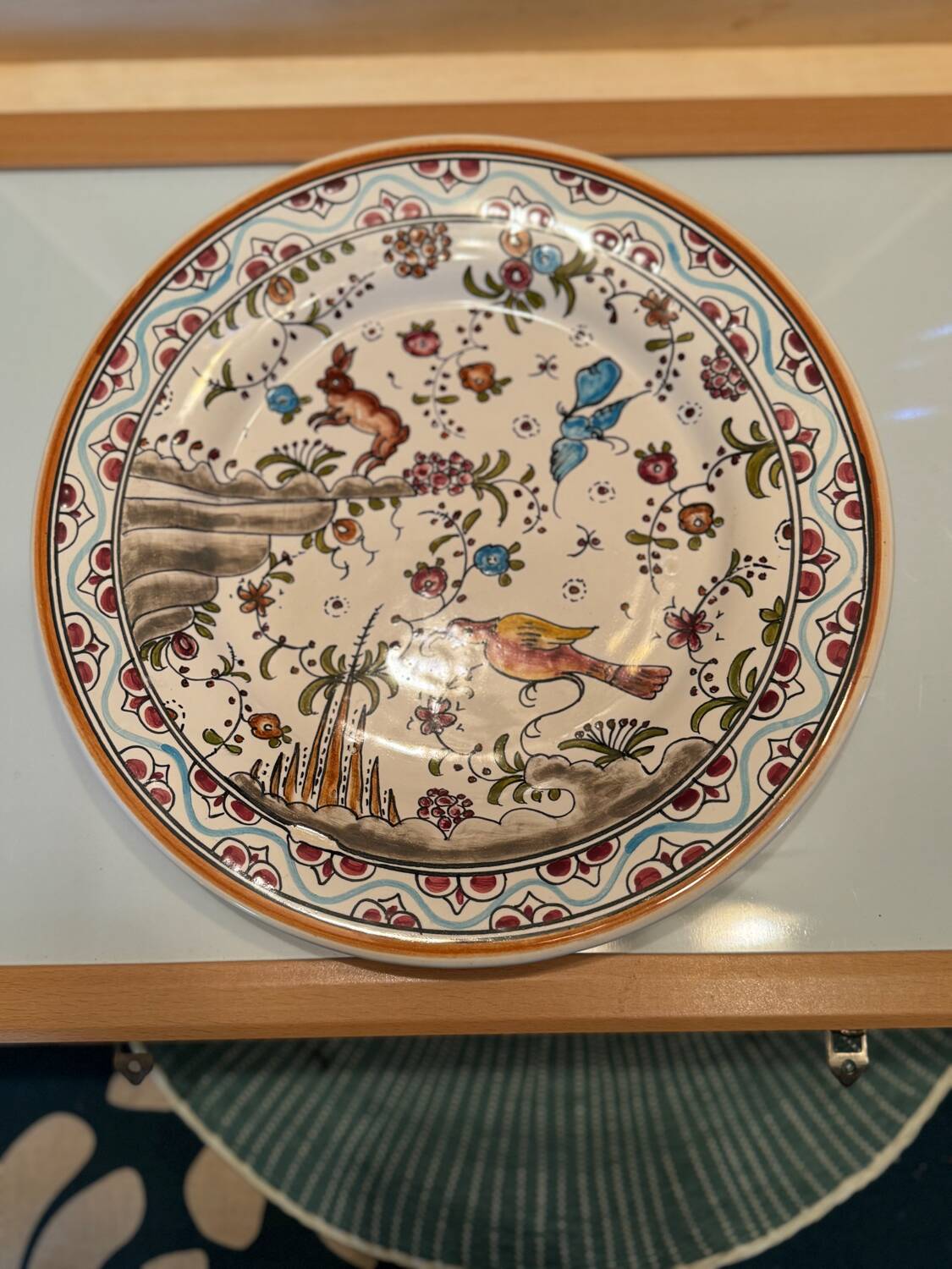 Decorative plate from the 60s