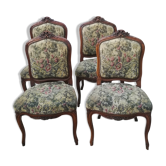 Lot de 4 chaises de salon