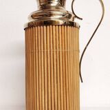 Brass and wood thermos. Spain, 1960s.