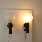 Mid-century wall lamps by pokrok zilina, 1970's