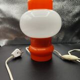 Lampe a poser space age verre opalescent