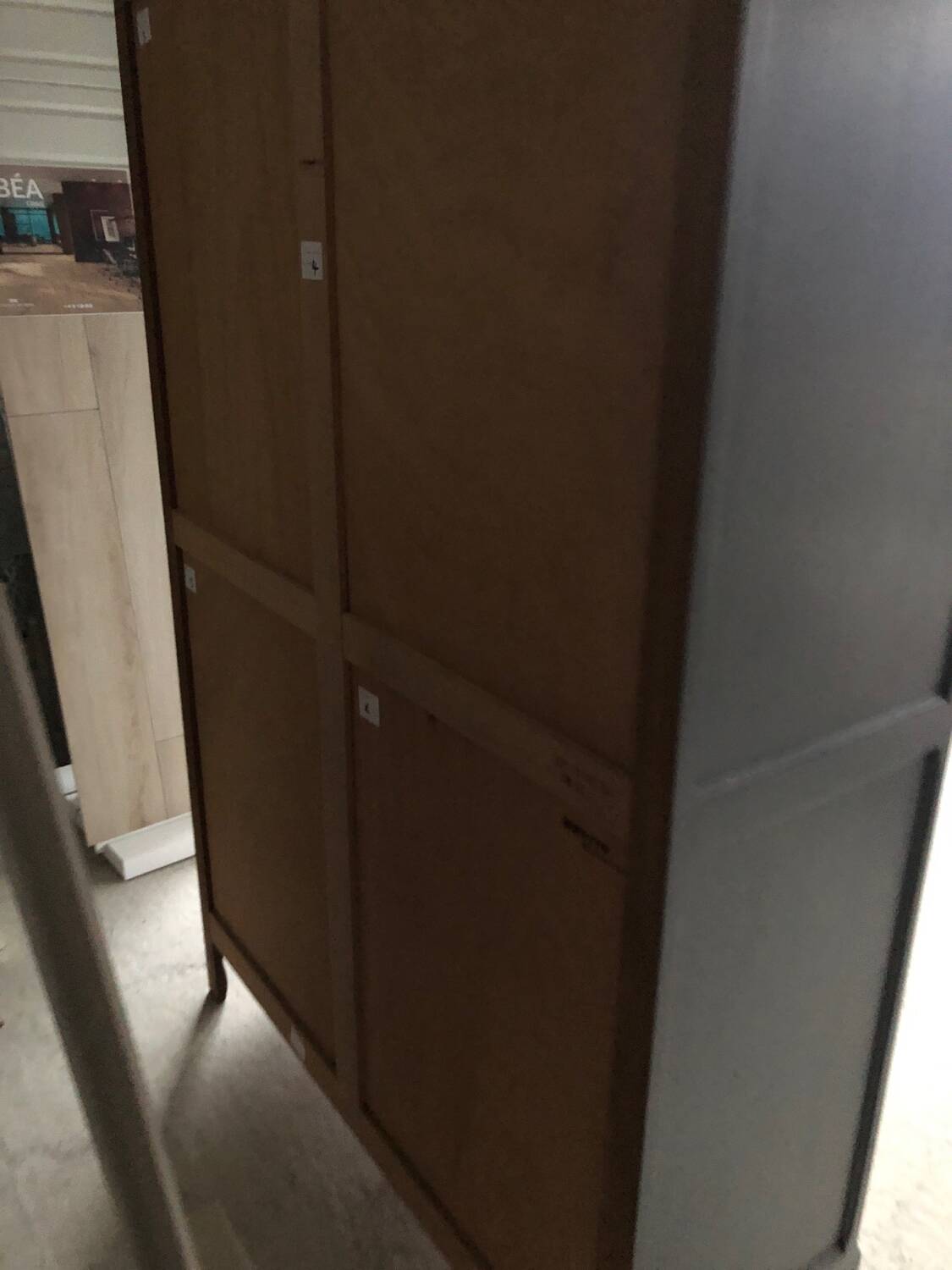 Old wardrobe 2 doors shelves and wardrobe riskoff production
