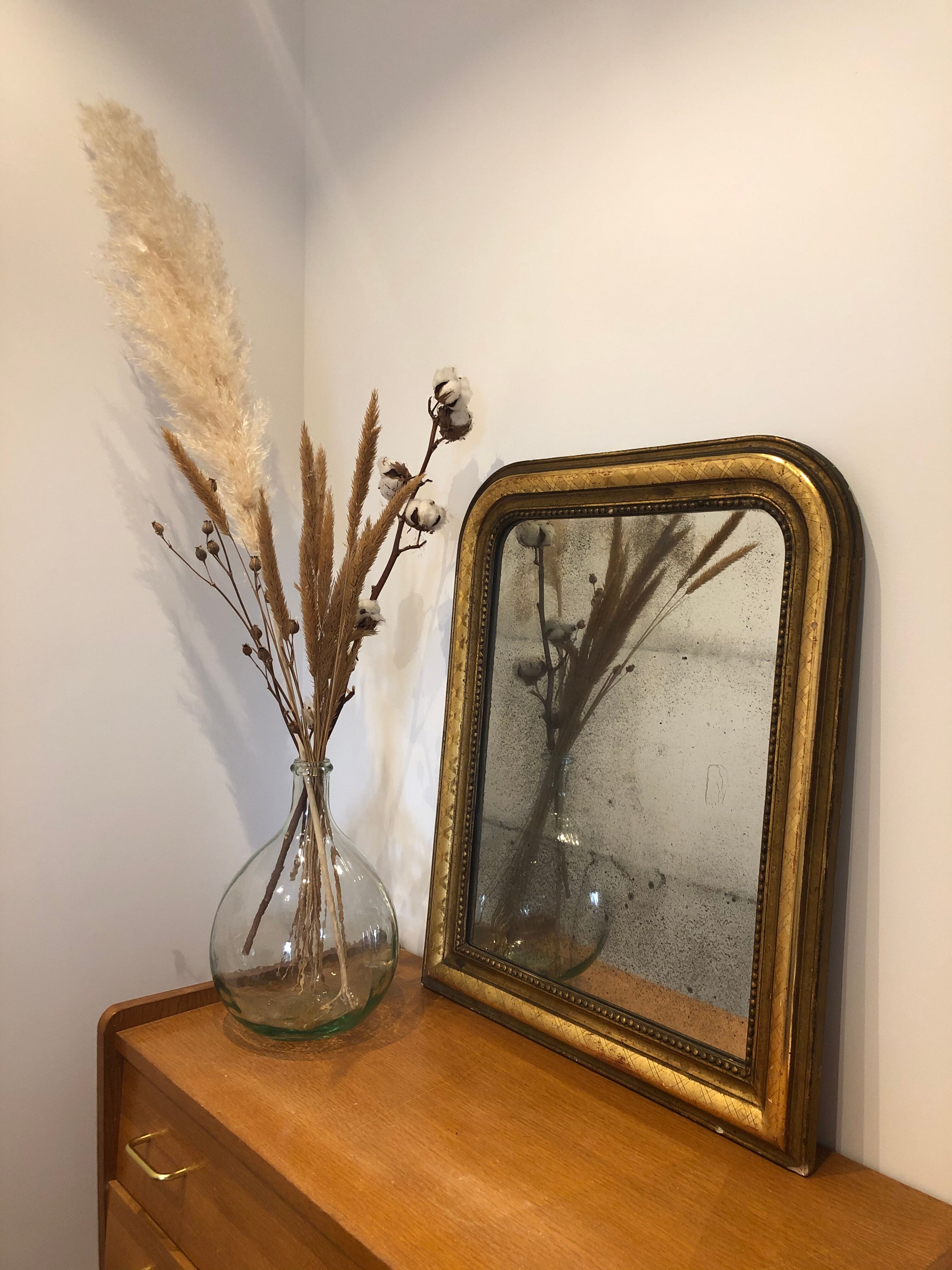 Ancient mirror Louis Philippe - 67x55cm