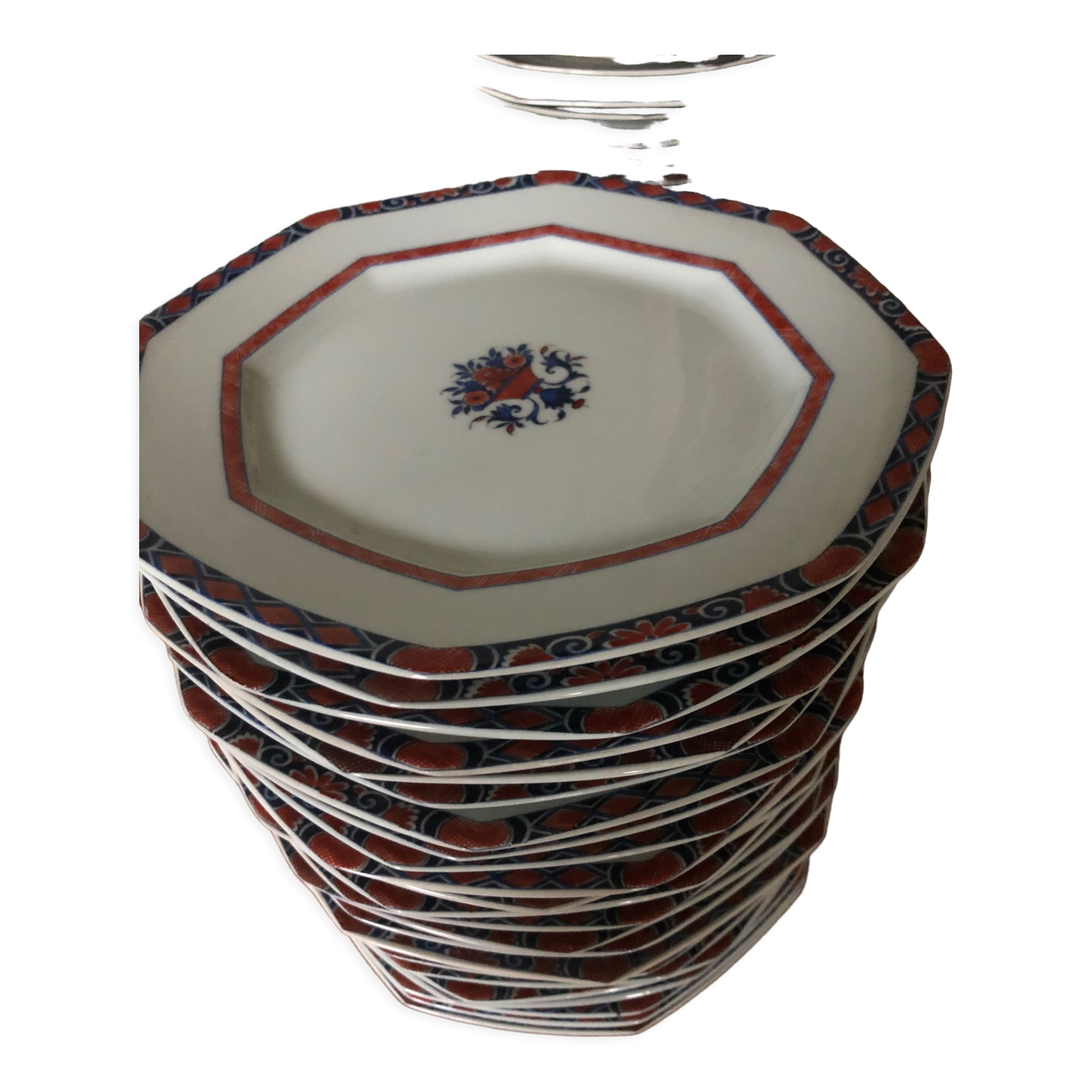 Flat plates Porcelaine Raynaud , Limoges