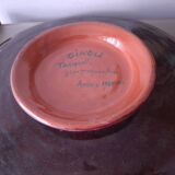 Ceramique annees 50's decor d'oiseau