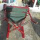 Fauteuil en rotin 1900 rouge