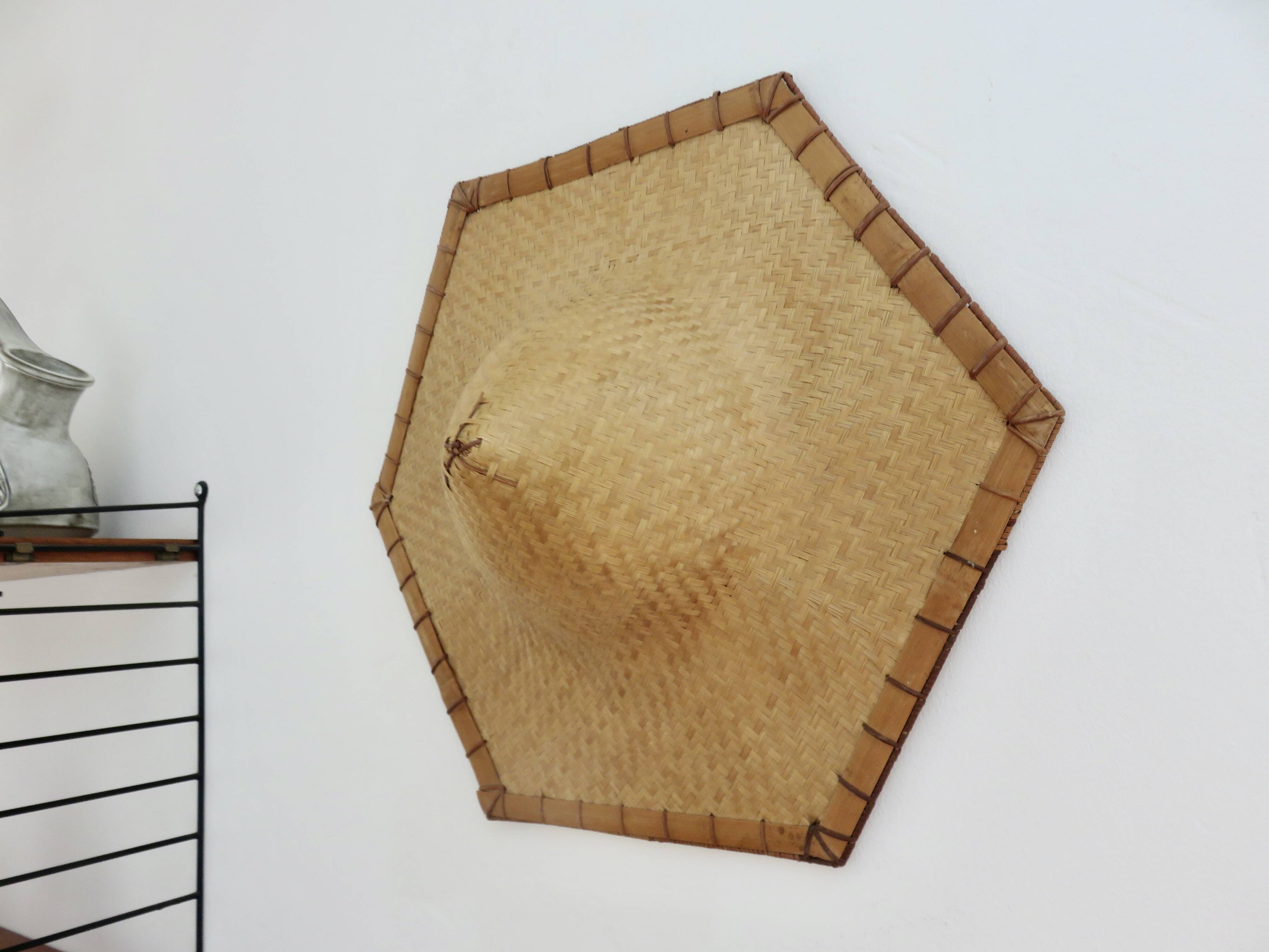 Asian hat vintage wall decoration