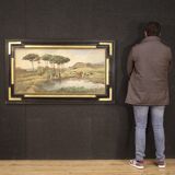 Signed landscape from the 20th century