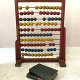 Old large wooden abacus