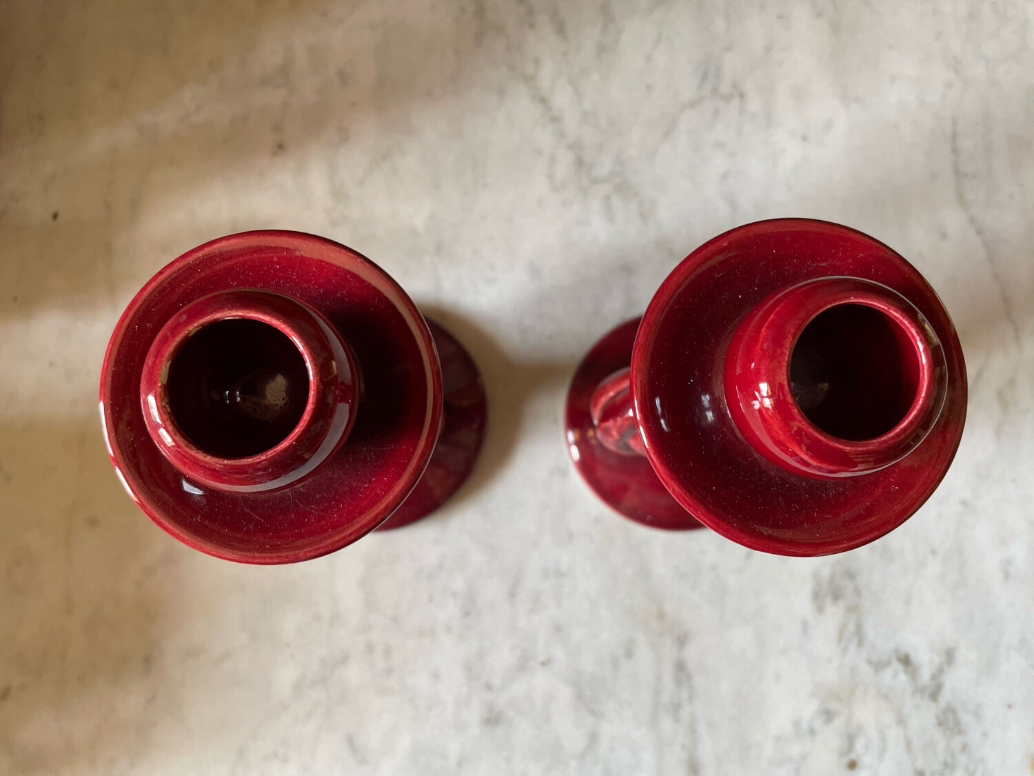 Ceramic candlesticks 1950
