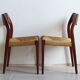Pair of chairs n ° 71 by Niels O Moller for JL Mollers Møbelfabrik