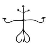 Wrought iron candlestick XIXth