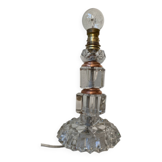Val St Lambert art deco lamp